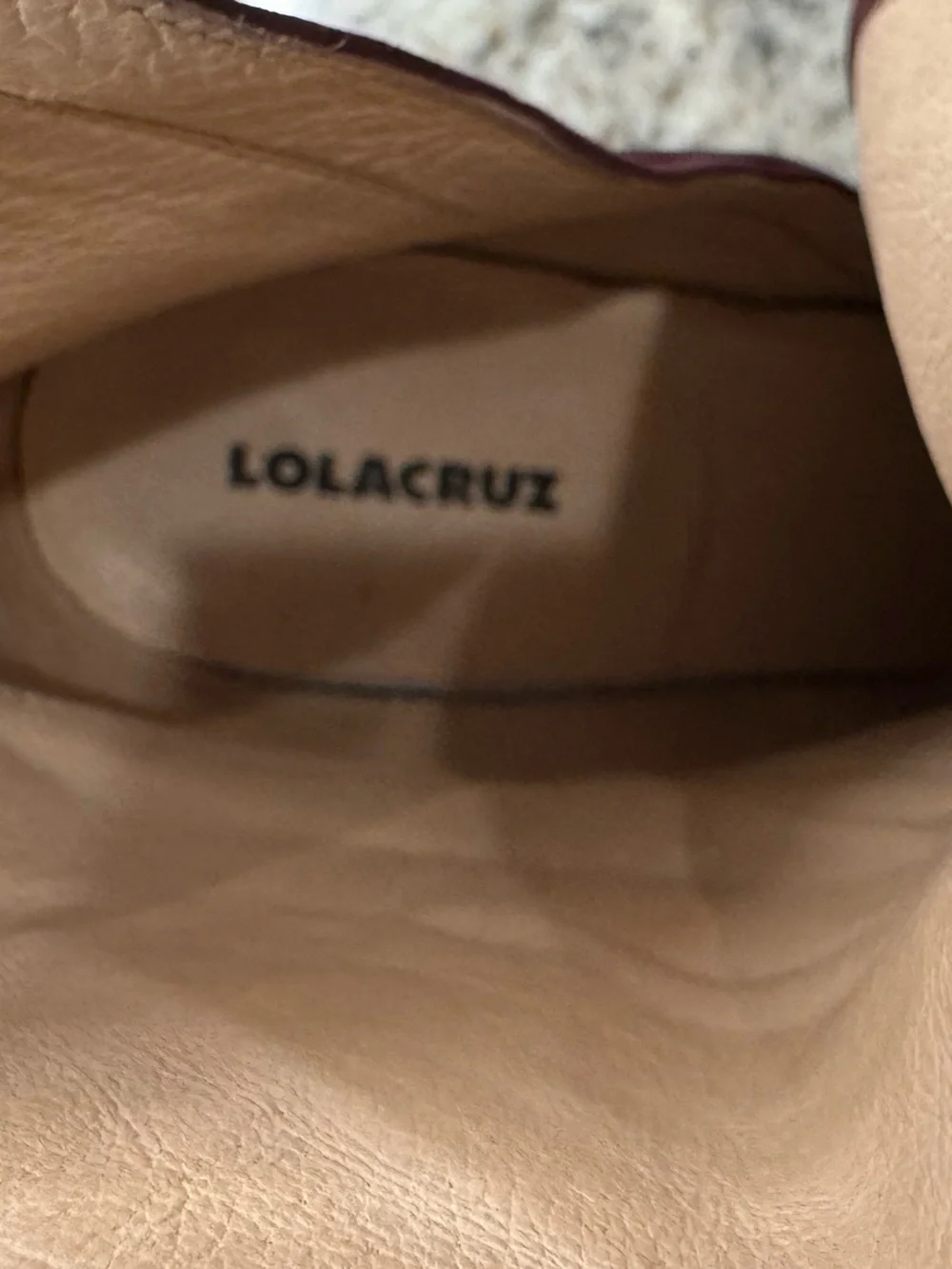 Lola Cruz Women’s Suede Ankle Boots in Burgundy Size 40 Never Worn